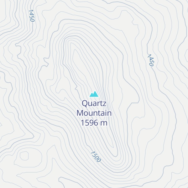 Map of Quartz Mountain