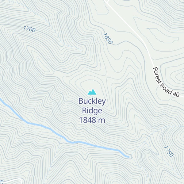Map of Buckley Ridge