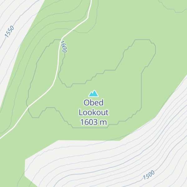 Map of Obed Lookout