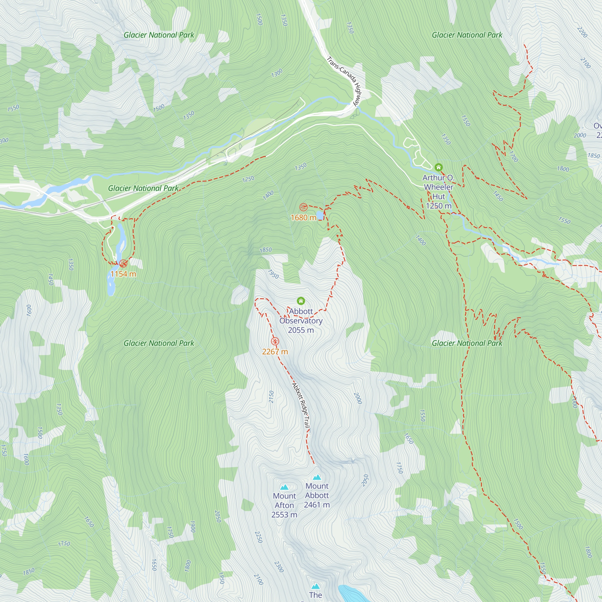 Abbott Observatory map