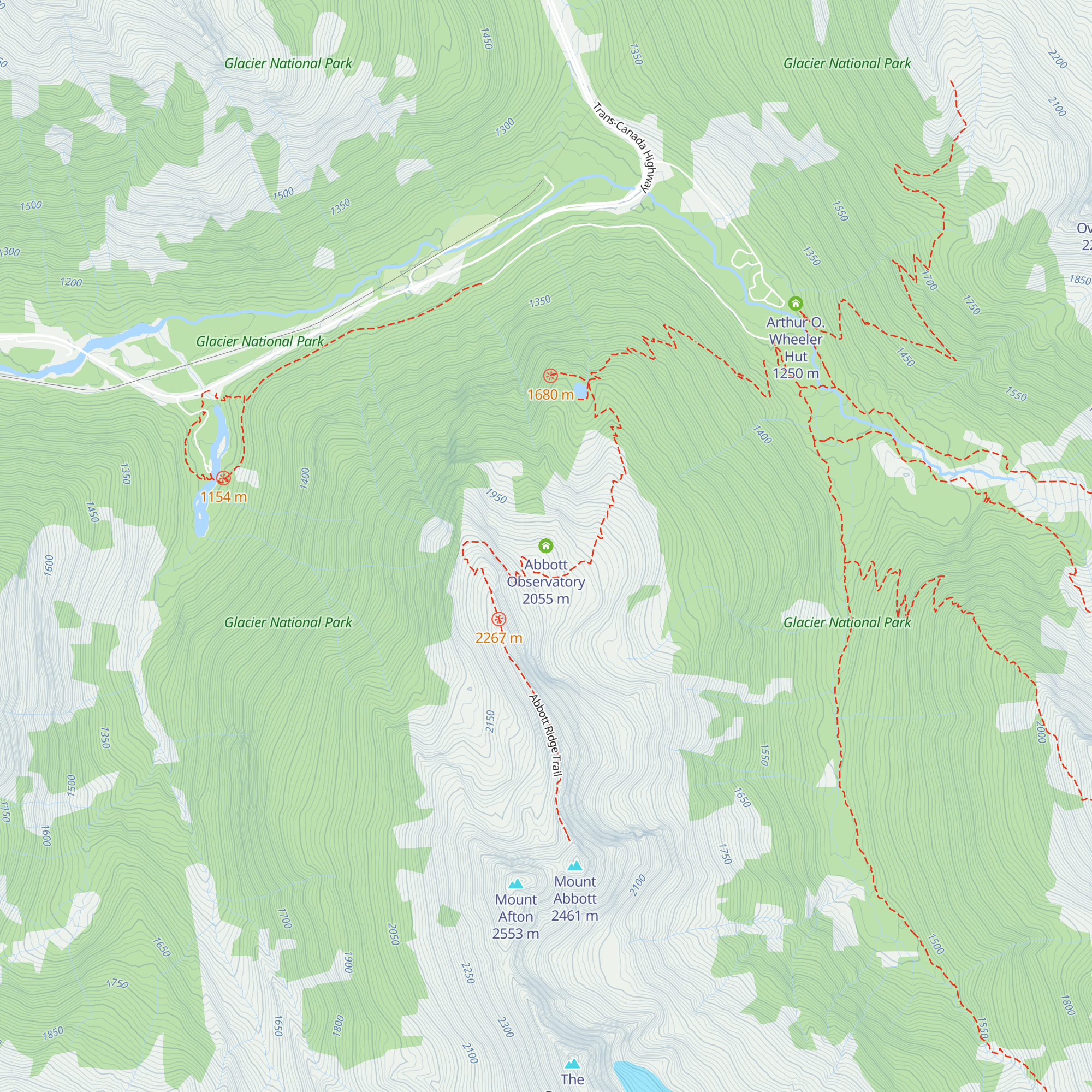 Abbott Observatory map