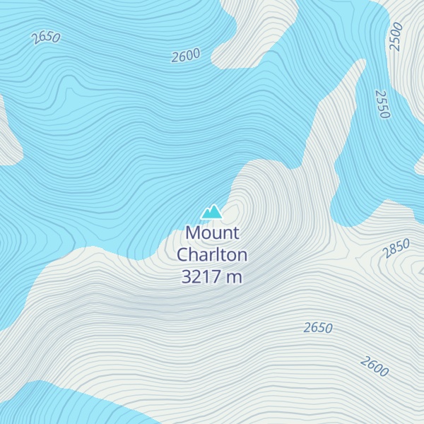 Map of Mount Charlton
