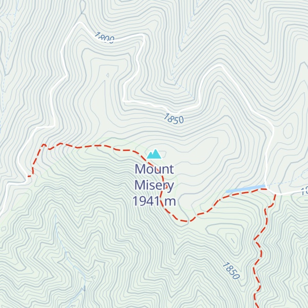 Map of Mount Misery