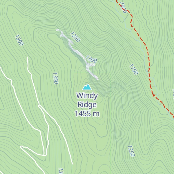 Map of Windy Ridge