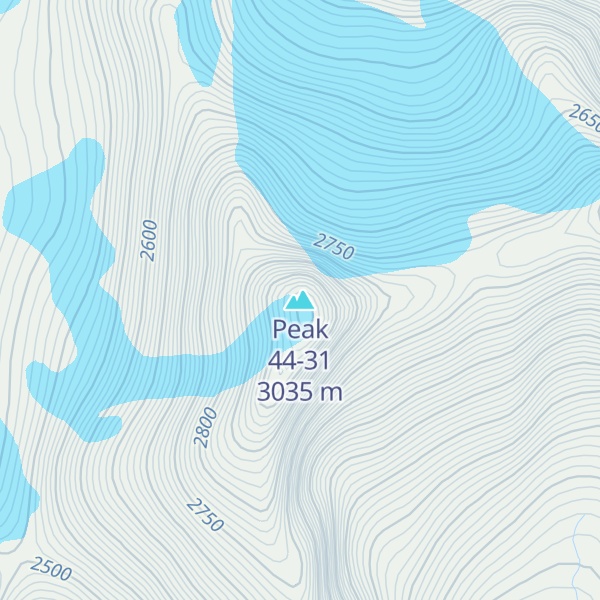 Map of Peak 44-31