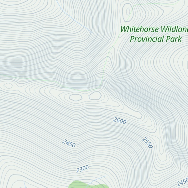 Map of Lyra Peak