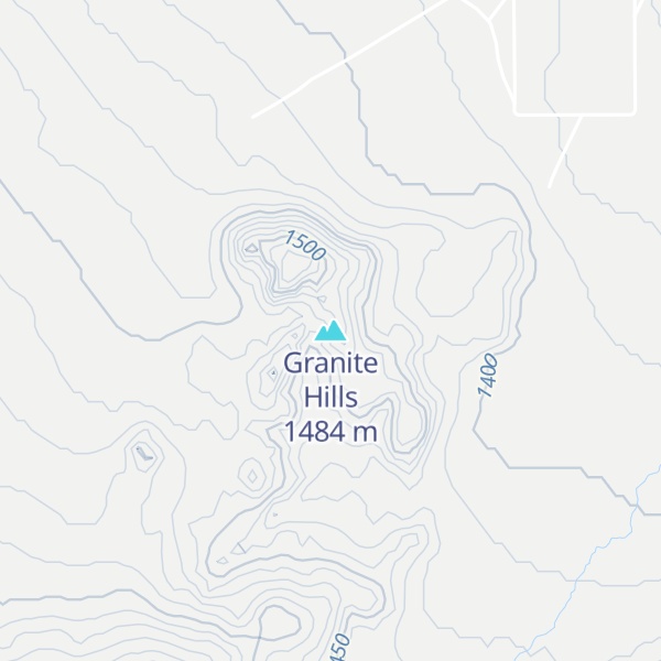 Map of Granite Hills