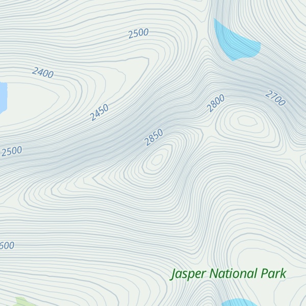 Map of Mount Morden Long