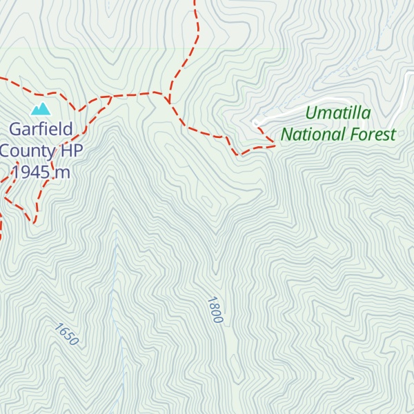 Map of Diamond Peak