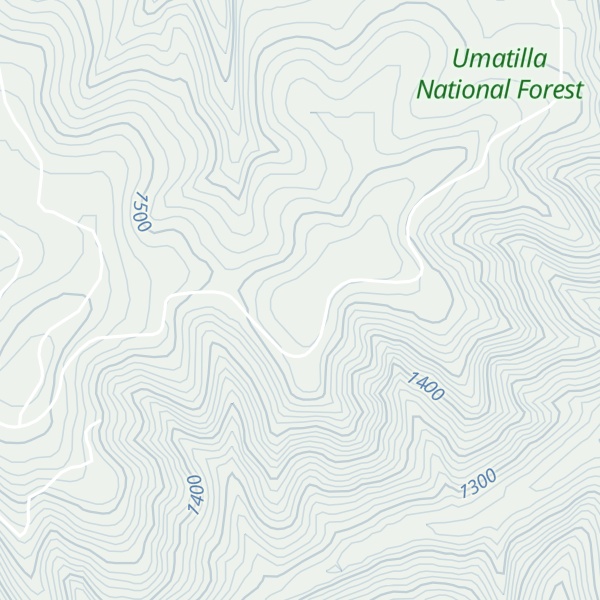 Map of Stevens Ridge
