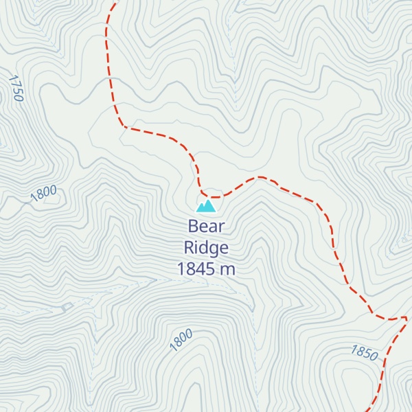Map of Bear Ridge