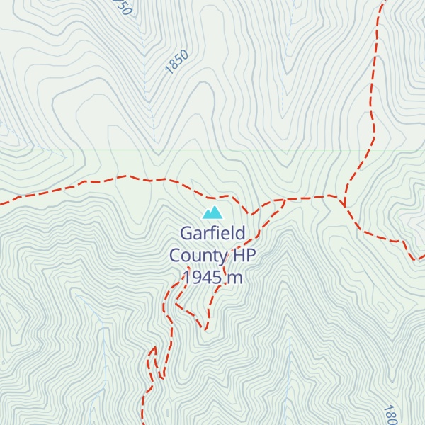 Map of Garfield County HP