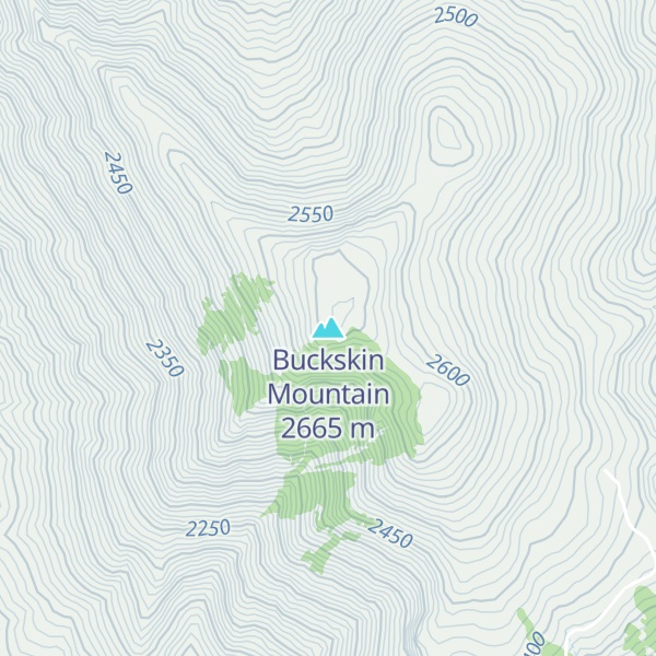 Map of Buckskin Mountain