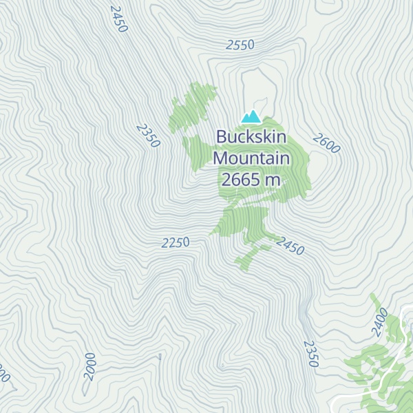 Map of Buckskin Slide