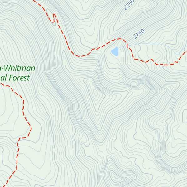 Map of Cartwheel Ridge