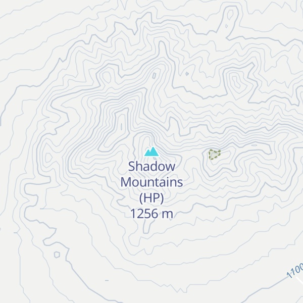 Map of Shadow Mountains (HP)