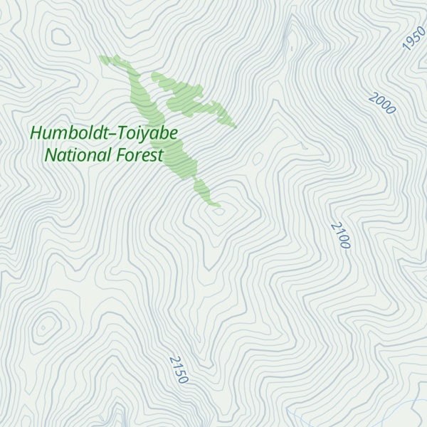 Map of McConnell Peak