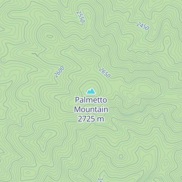Map of Palmetto Mountain