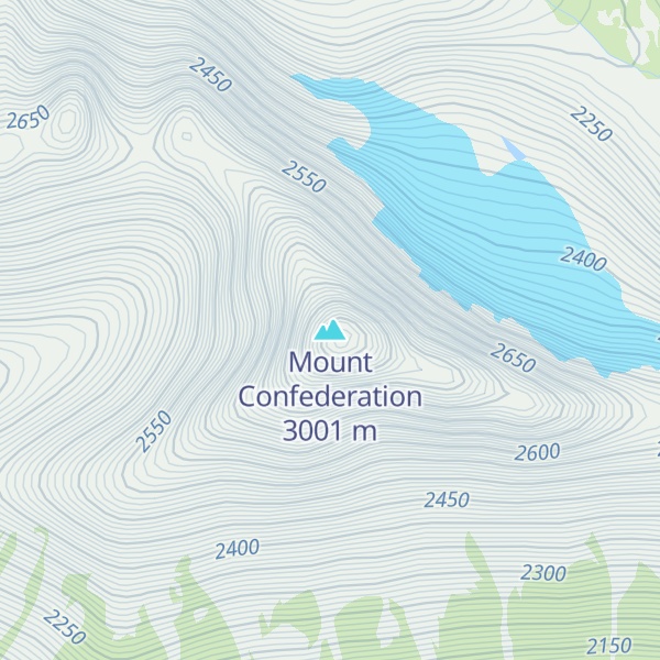 Map of Mount Confederation