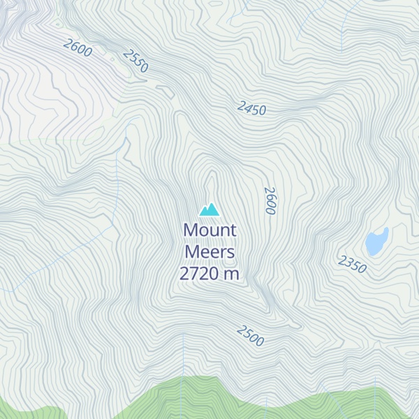 Map of Mount Meers
