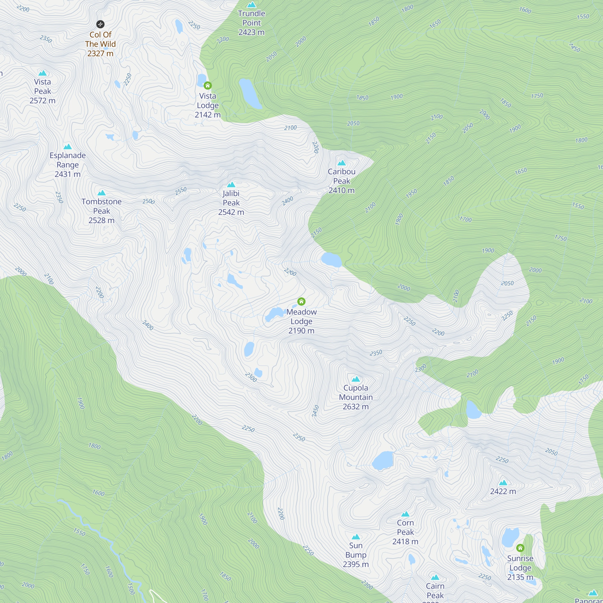 Meadow Lodge map