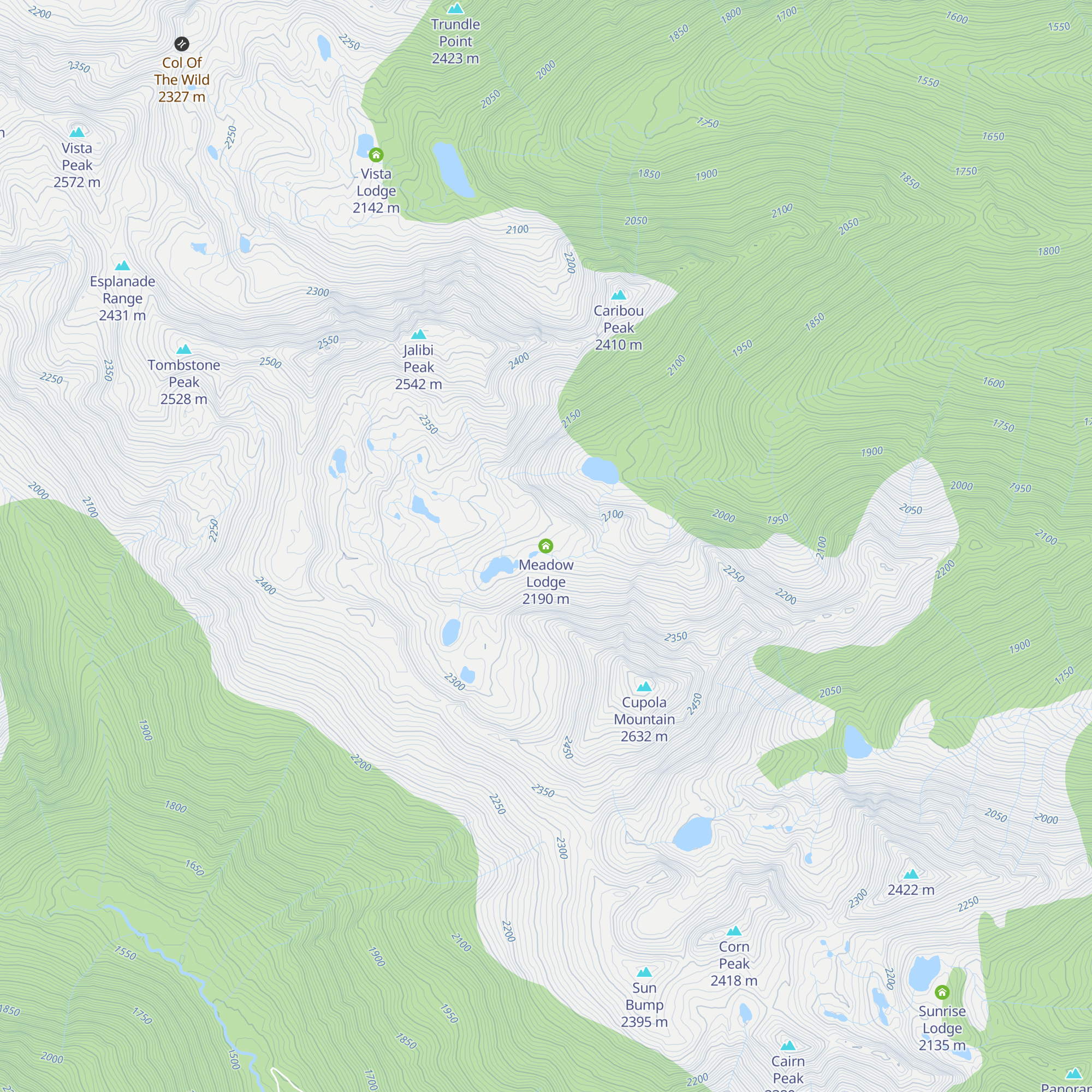Meadow Lodge map