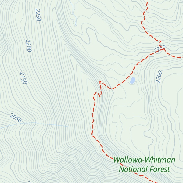 Map of Meadow Mountain
