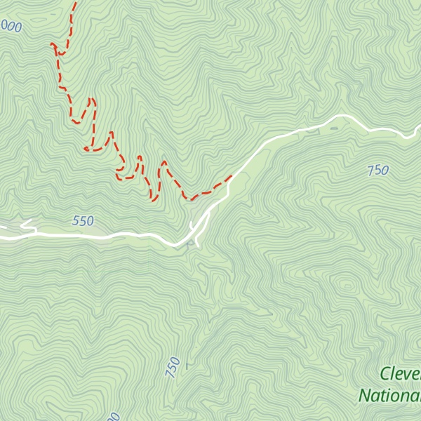 Map of Maple Springs Visitor Center