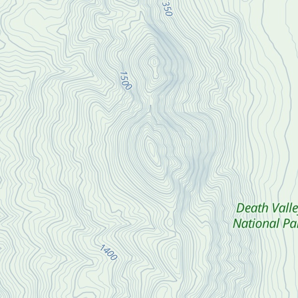 Map of Ubehebe Peak