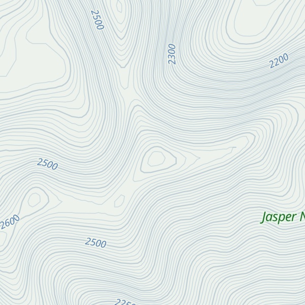 Map of Rock Door Peak