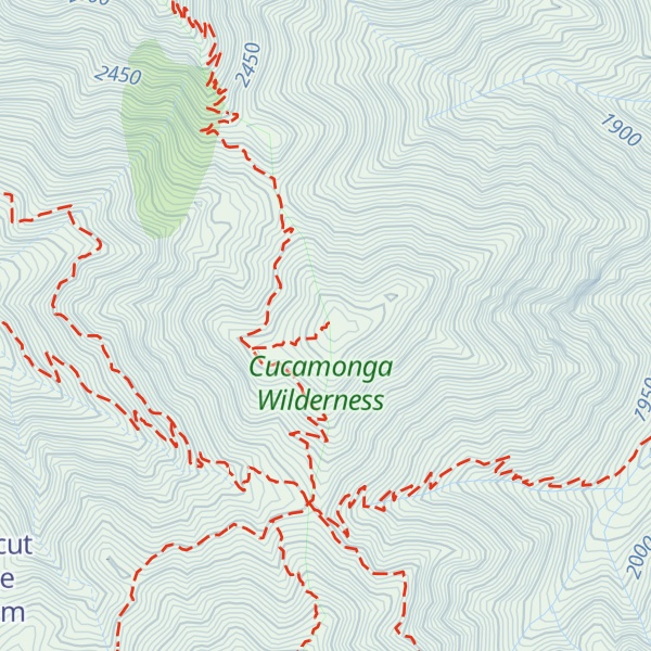 Map of Timber Mountain
