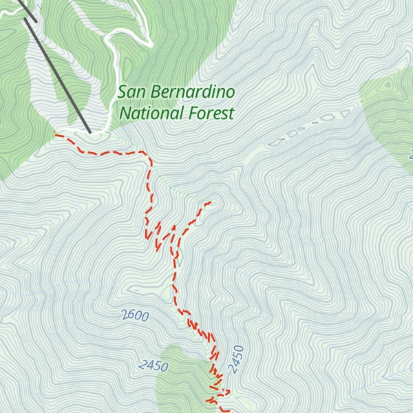 Map of Telegraph Peak