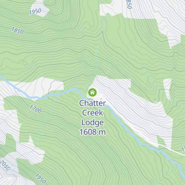 Map of Chatter Creek Lodge