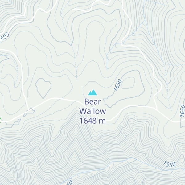 Map of Bear Wallow