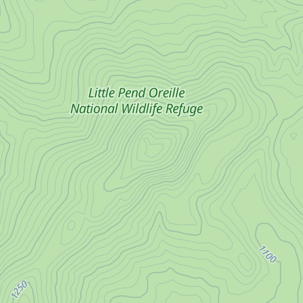 Map of Blacktail Mountain