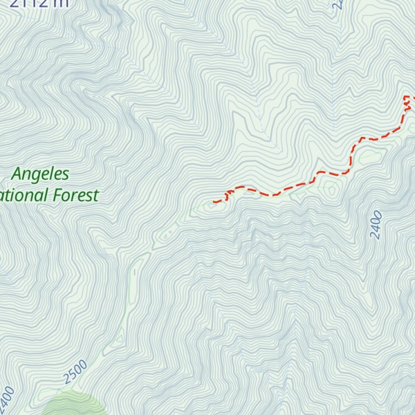 Map of Ontario Peak
