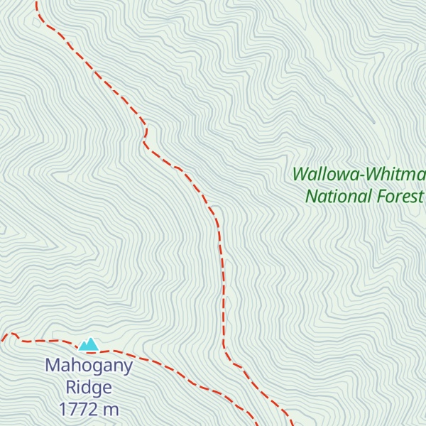 Map of Big Sheep Ridge