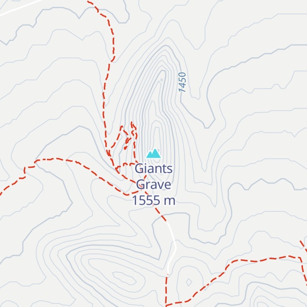 Map of Giants Grave