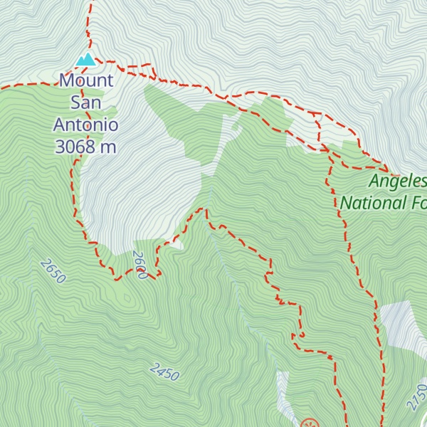 Map of San Antonio Ski Hut