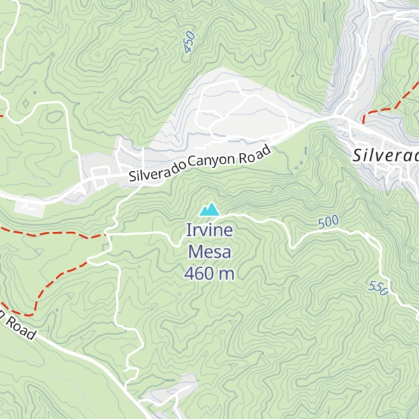 Map of Irvine Mesa