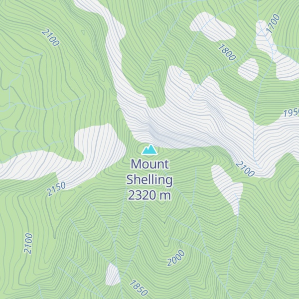 Map of Mount Shelling
