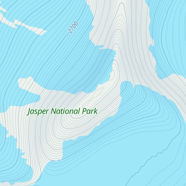 Map of False Chaba Peak
