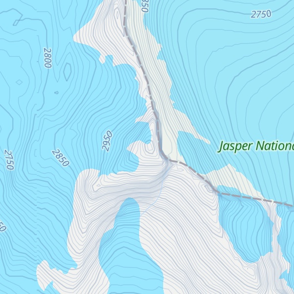 Map of Wales Peak