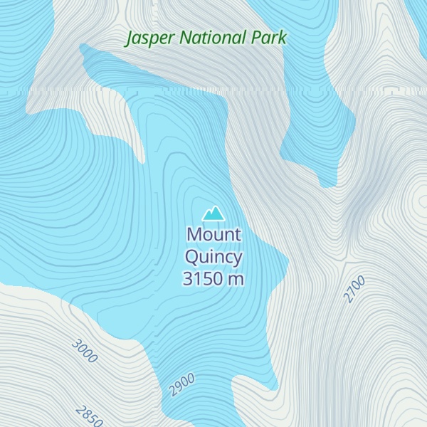 Map of Mount Quincy