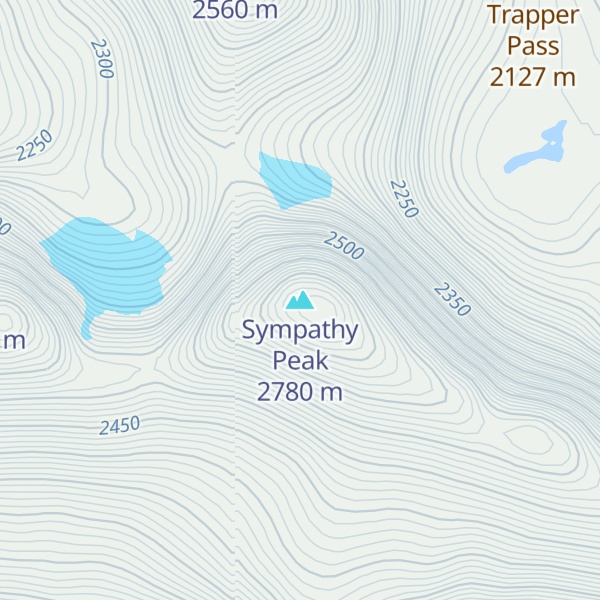 Map of Sympathy Peak