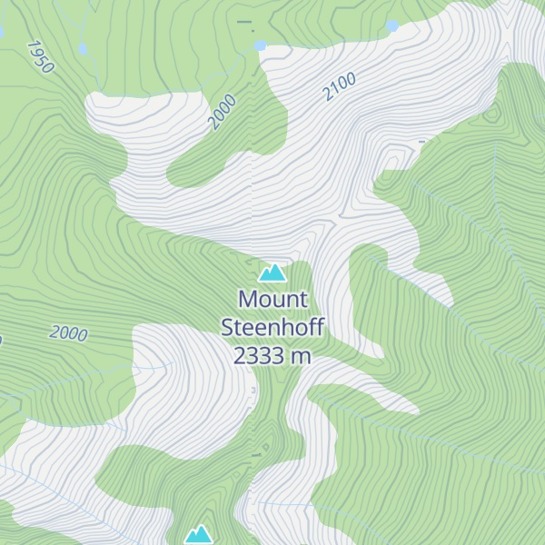 Map of Mount Steenhoff