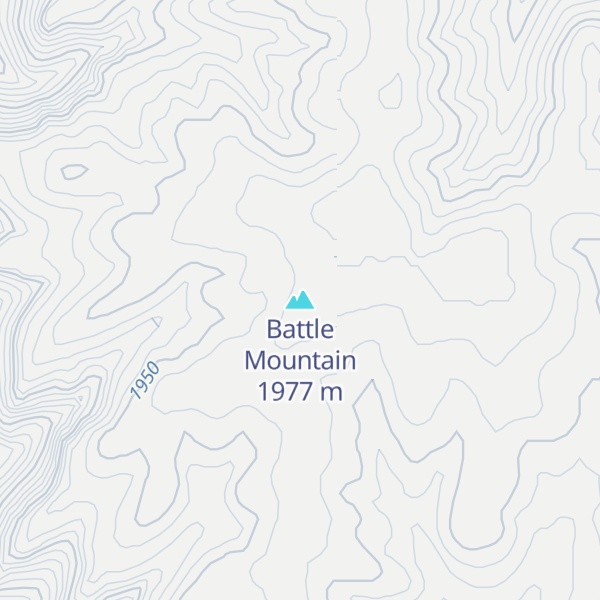 Map of Battle Mountain