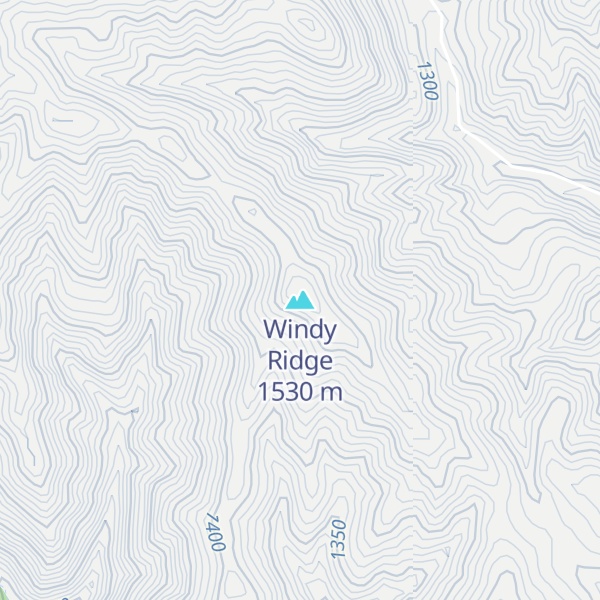 Map of Windy Ridge