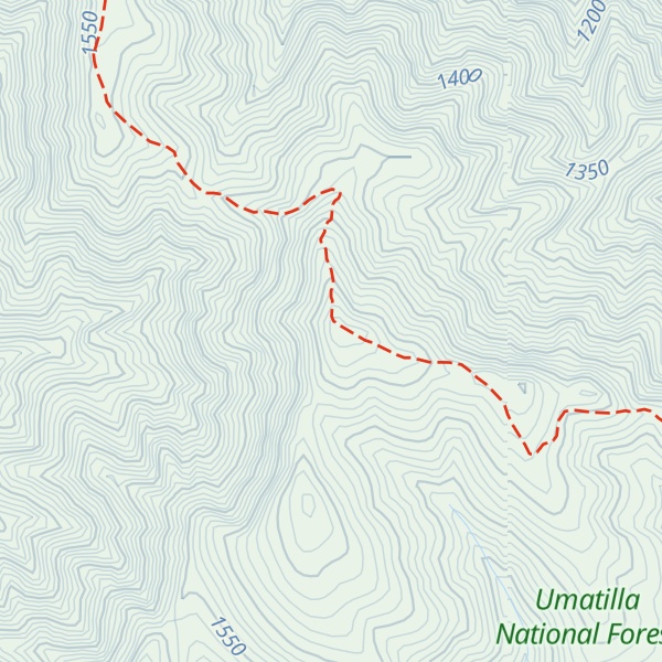 Map of Weller Butte