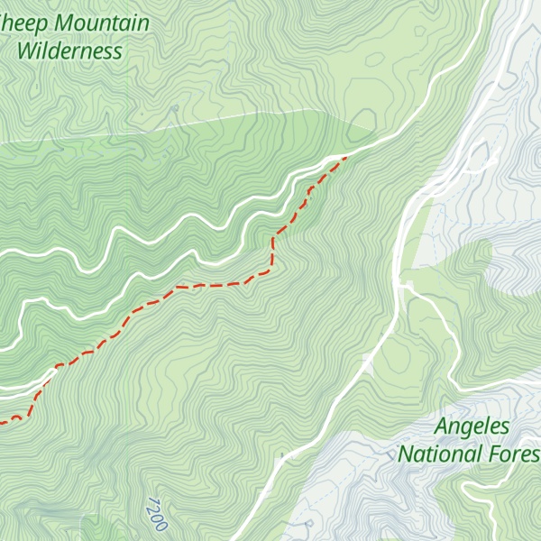 Map of Hog Back